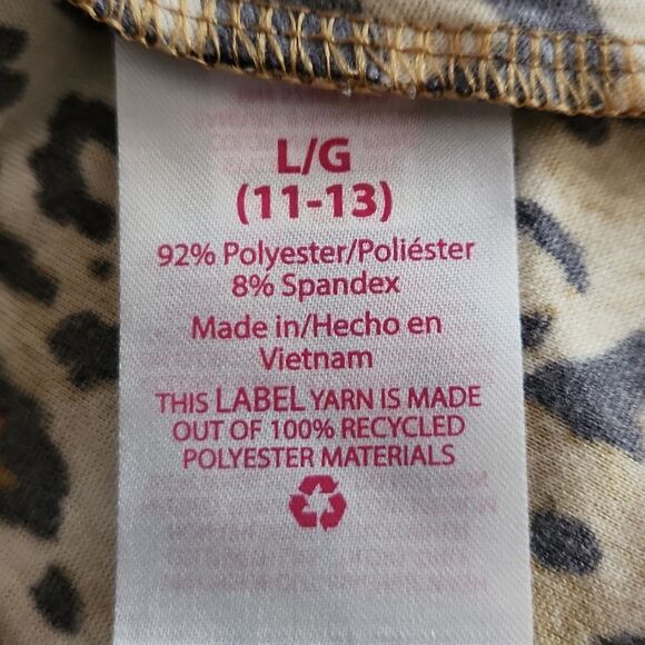 5/$15 No Boundaries animal leopard print juniors large (11-13) blouse - Picture 3 of 4
